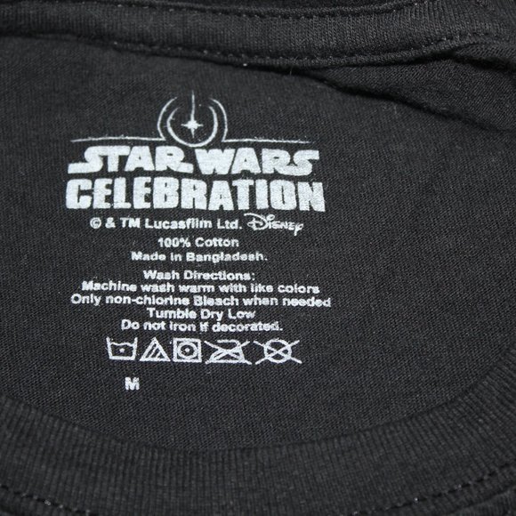 Disney Star Wars Celebration Black Clan of Two Tee T Shirt Mens Size M Medium - Picture 4 of 6
